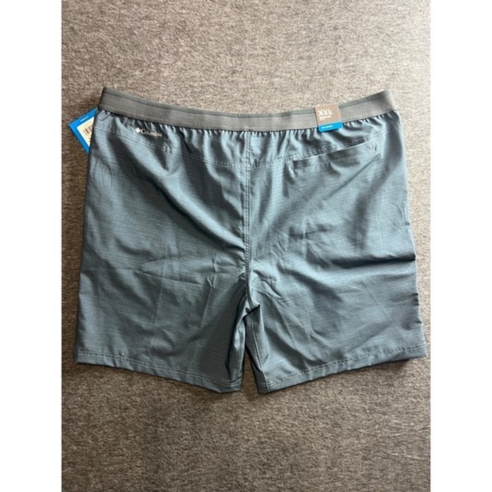 Columbia Mens Shorts Blue Twisted Creek Omni-Shade Omni-Shield Shorts XXL NWT - Picture 2 of 11